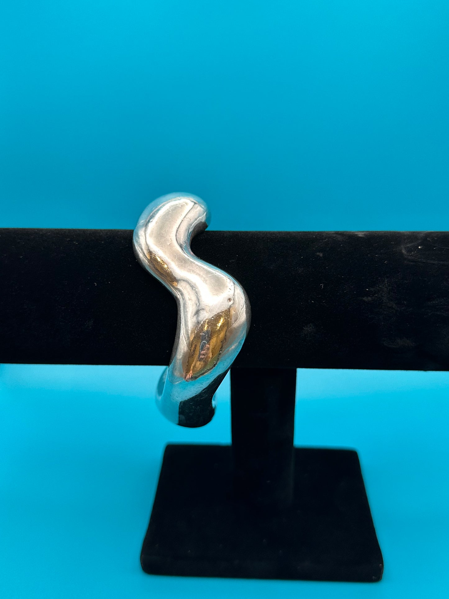 Chunky Silver Fashion Bracelet