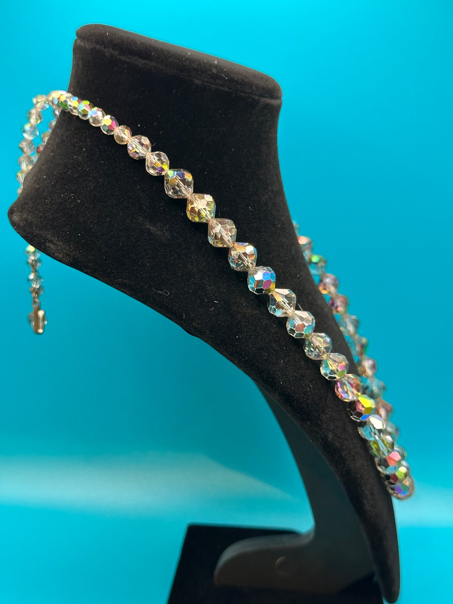 Beautiful aurora borealis necklace