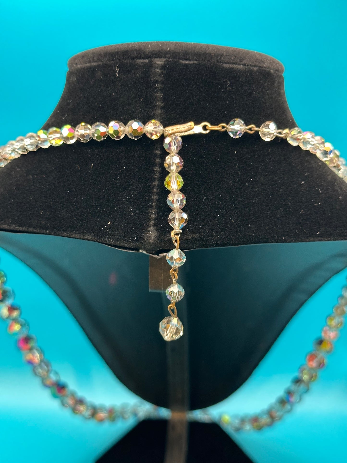 Beautiful aurora borealis necklace