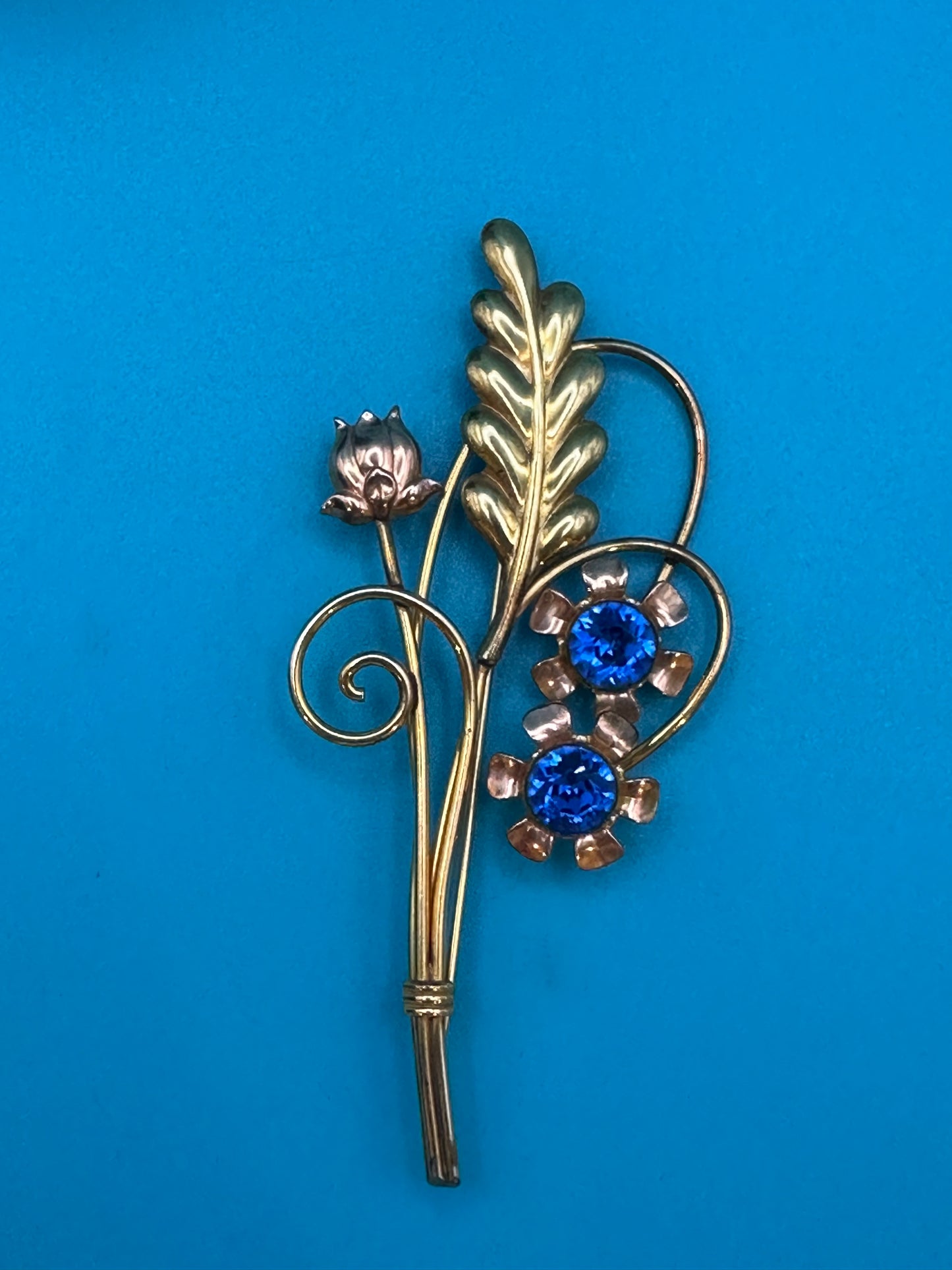 blue crystal flower
