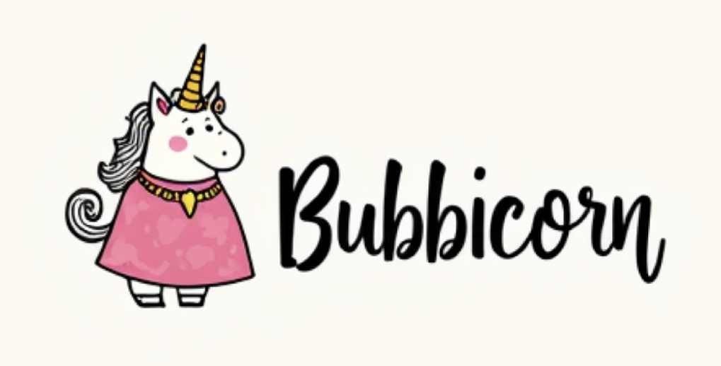 Bubbicorn unicorn logo