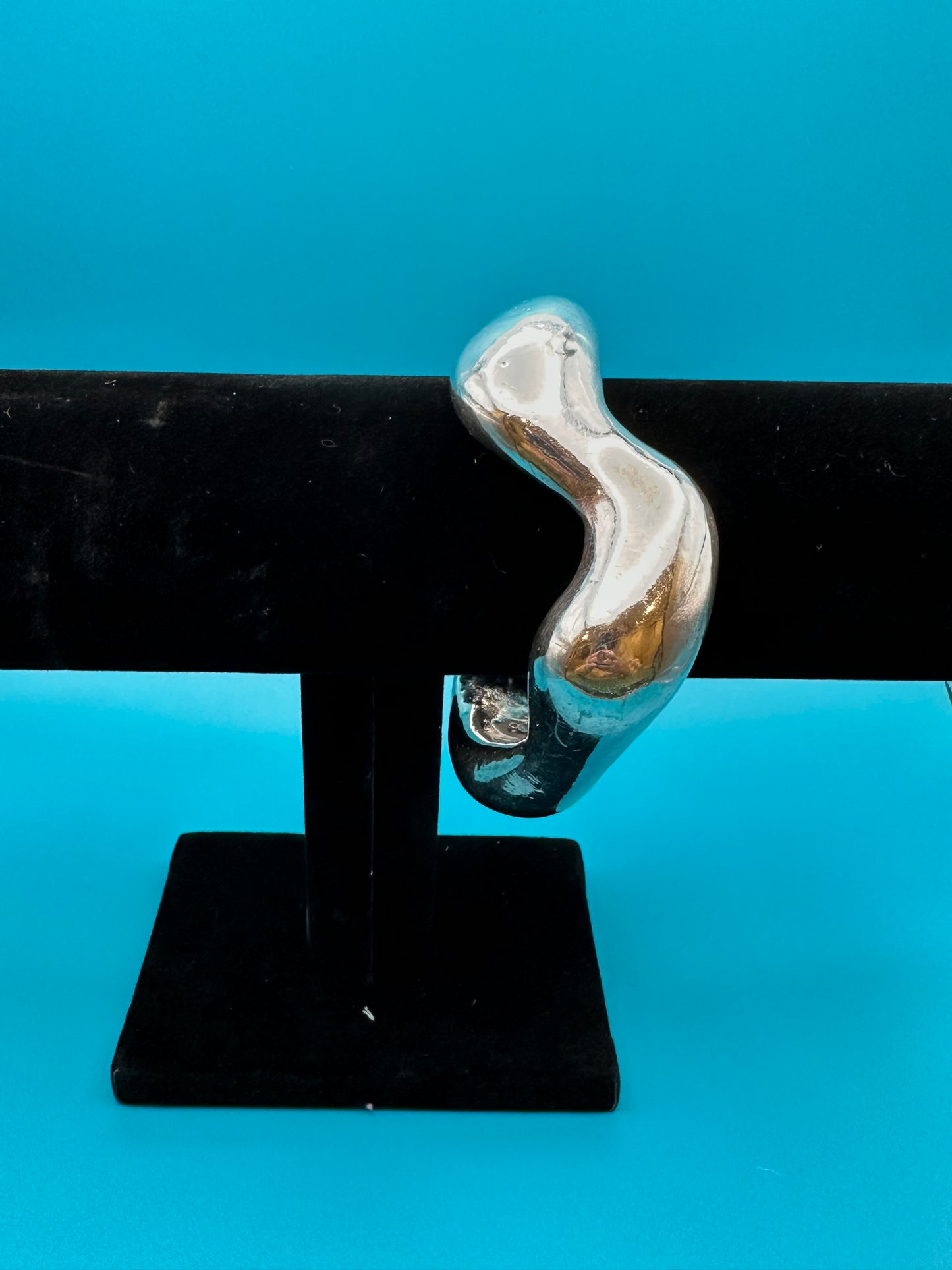 Chunky Silver Fashion Bracelet