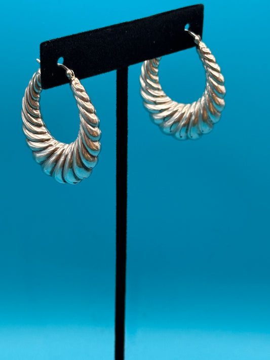 Lovely hoop earrings