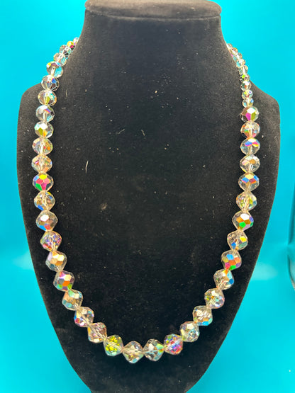 Beautiful aurora borealis necklace