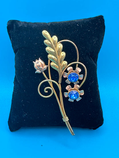 blue crystal flower